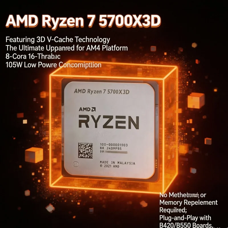 Amd Cpu Ryzen 7 - Nuevo Procesador AMD Ryzen 7 5700X3D