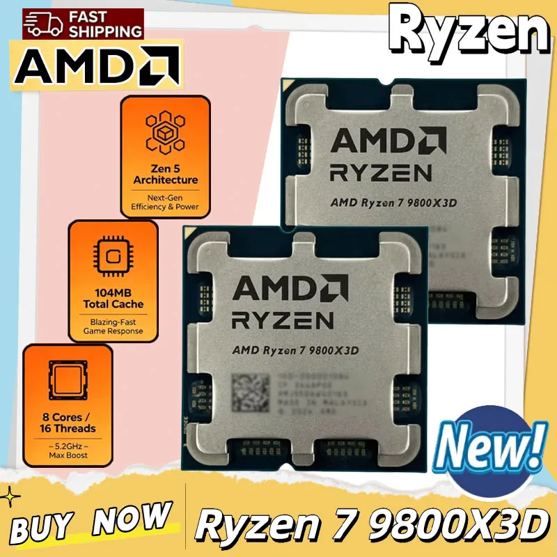 Amd Cpu Ryzen 7 - CPU para Juegos AMD Ryzen 7