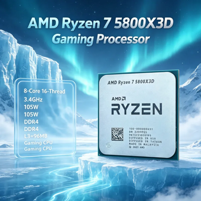Procesador AMD R7 5800X3D 96 M - Amd Cpu Ryzen 7 reseña y precio