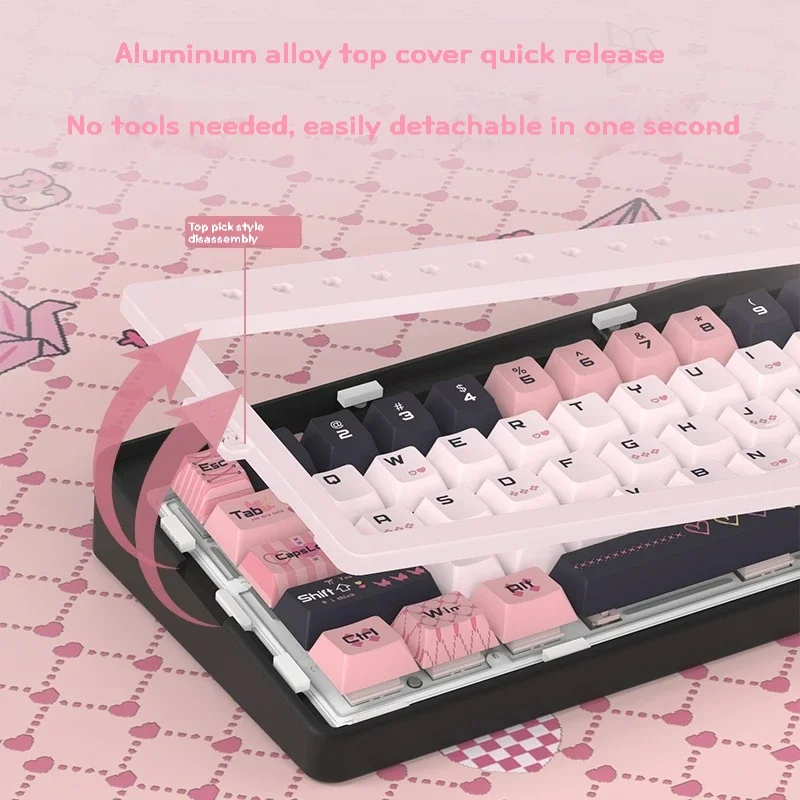 RECCAZR-Kit de teclado mecánic - Gaming Keyboard Hot Swappable reseña y precio
