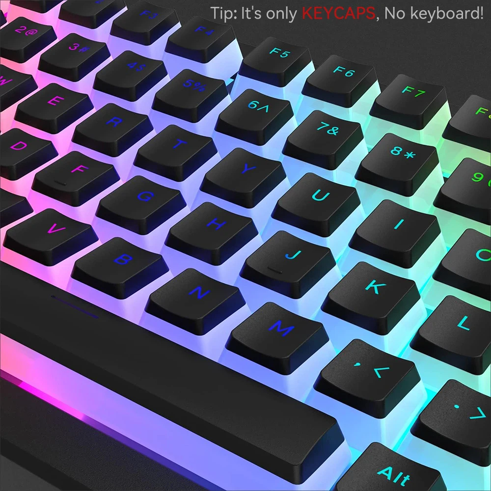 Nuevas teclas Pudding PBT, 129 - Keyboard Gaming Blue Switch reseña y precio