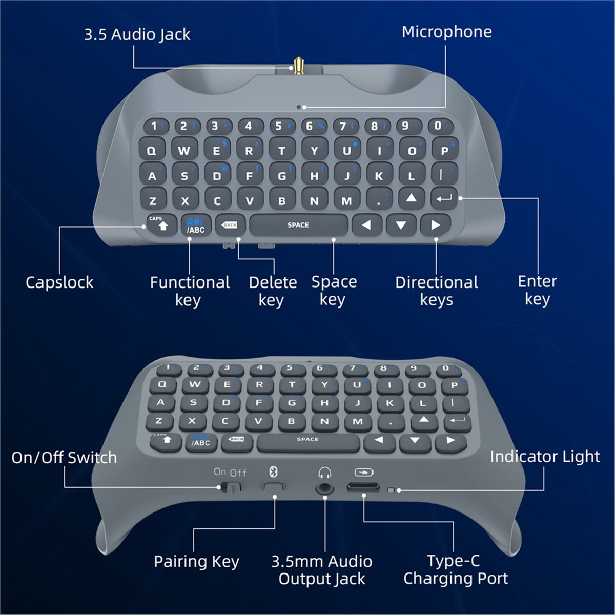 Teclado Inalámbrico para Juego - Gaming Keyboard Mini reseña y precio