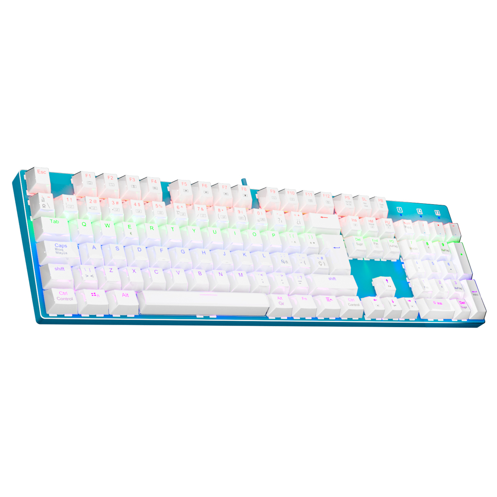 Teclado Mecánico para Juegos E - Keyboard Gaming Blue Switch reseña y precio