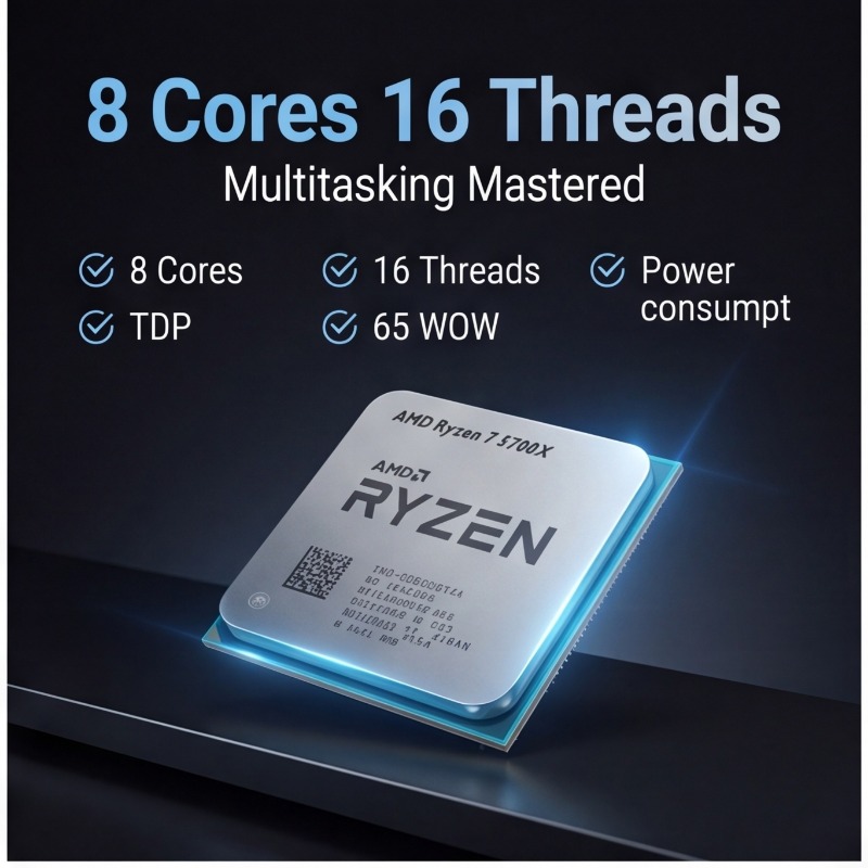 Procesador AMD Ryzen 7 5700X p - Amd Cpu Ryzen 7 reseña y precio