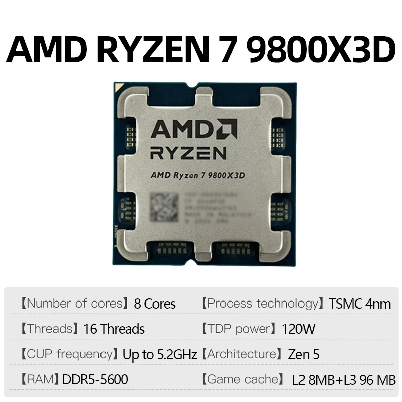 CPU para Juegos AMD Ryzen 7 98 - Amd Cpu Ryzen 7 reseña y precio