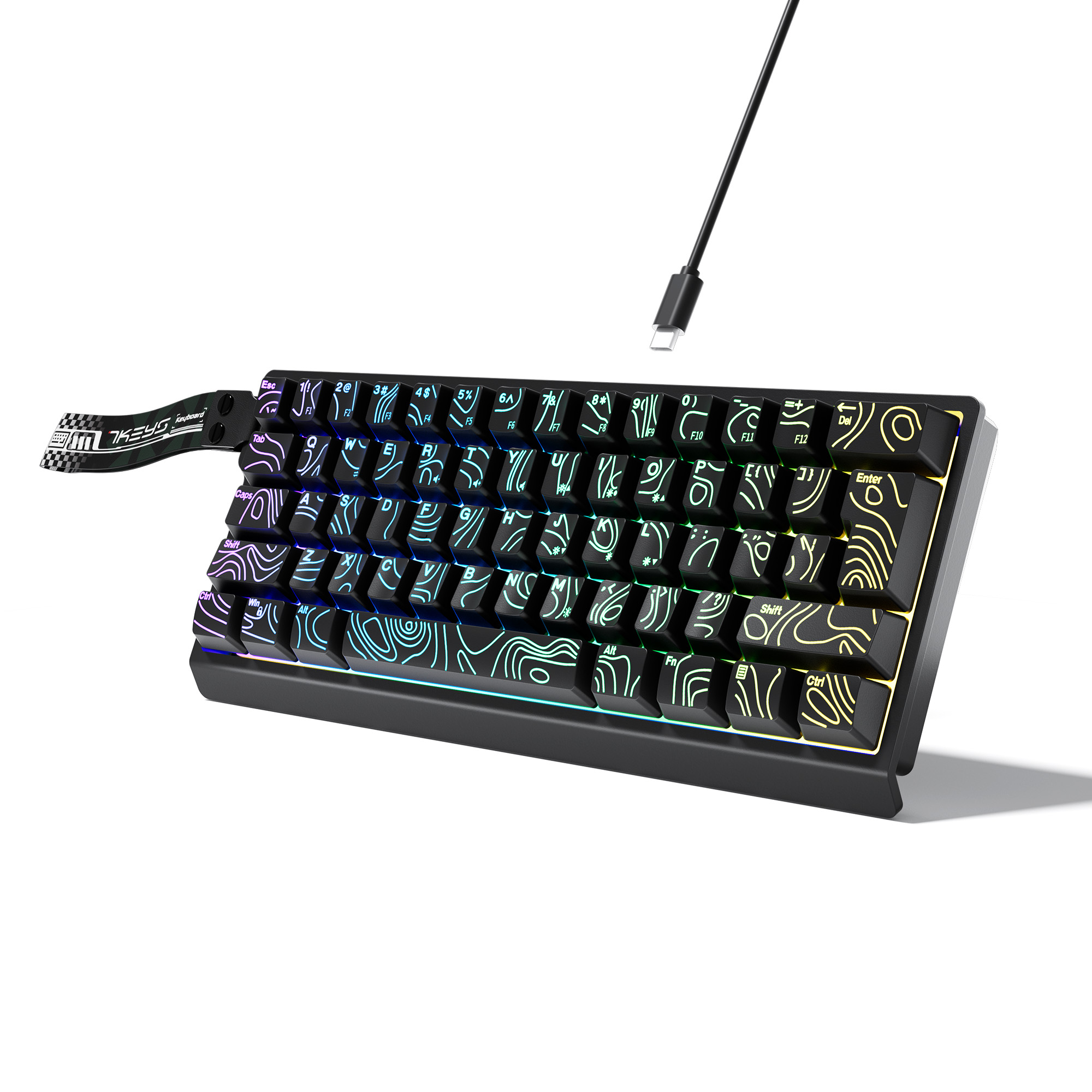 Teclado Compacto con Cable al  - Keyboard Gaming Blue Switch reseña y precio