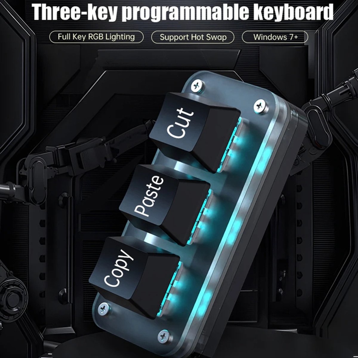 doyou Mini Teclado Programable - Gaming Keyboard Mini reseña y precio