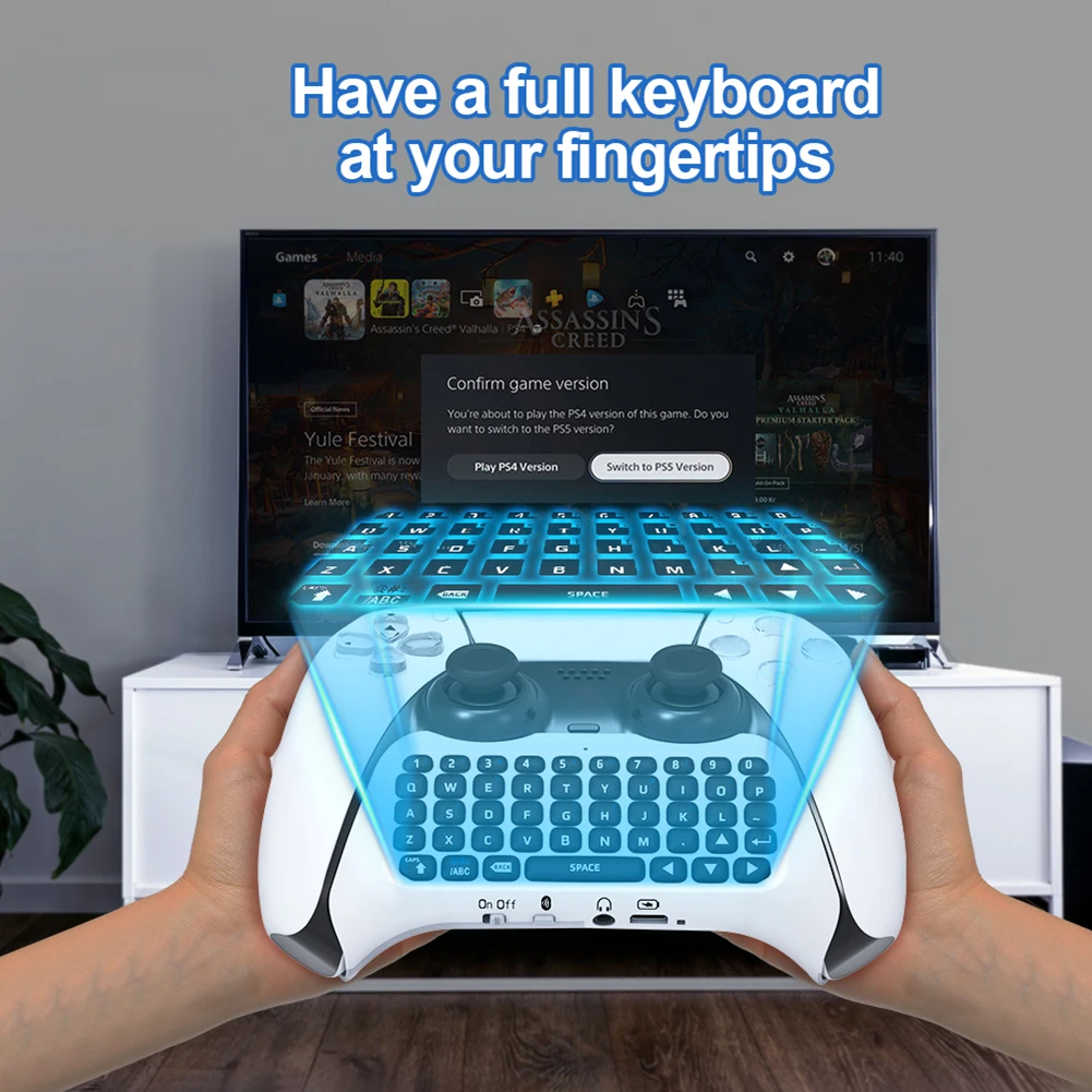 Para Ps5 3,5mm teclado inalámb - Gaming Keyboard Mini reseña y precio