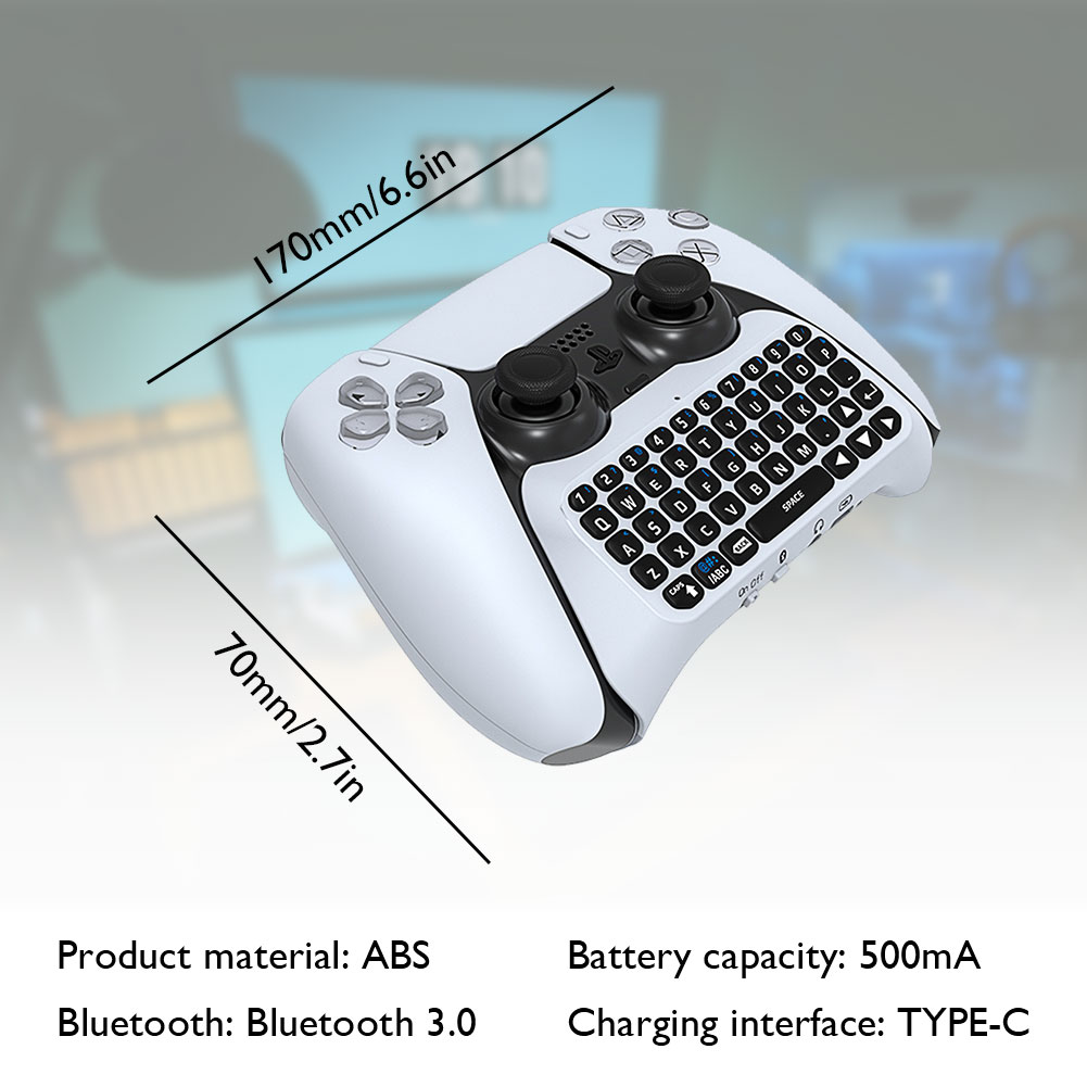 Para Ps5 3,5mm teclado inalámb - Gaming Keyboard Mini reseña y precio
