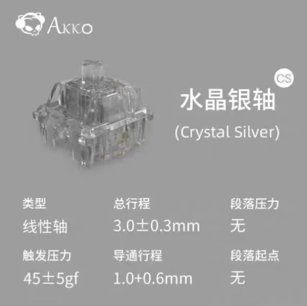 Akko Crystal V3 interruptor vi - Keyboard Gaming Blue Switch reseña y precio