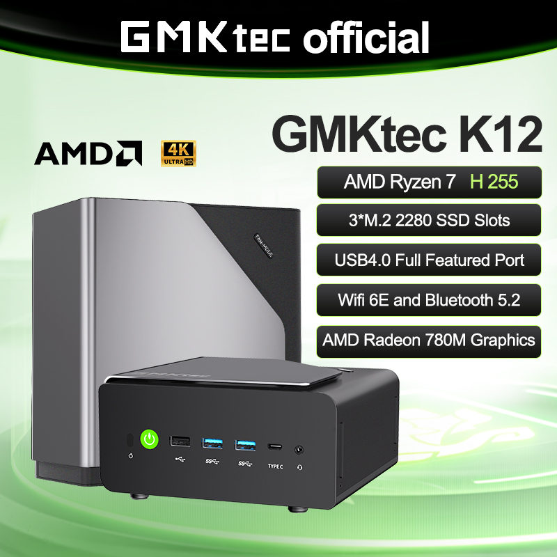 GMKtec K12 Mini PC AMD Ryzen ™ - Amd Cpu Ryzen 7 reseña y precio